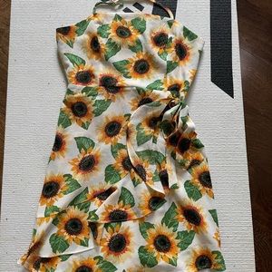 Shein sunflower dress small